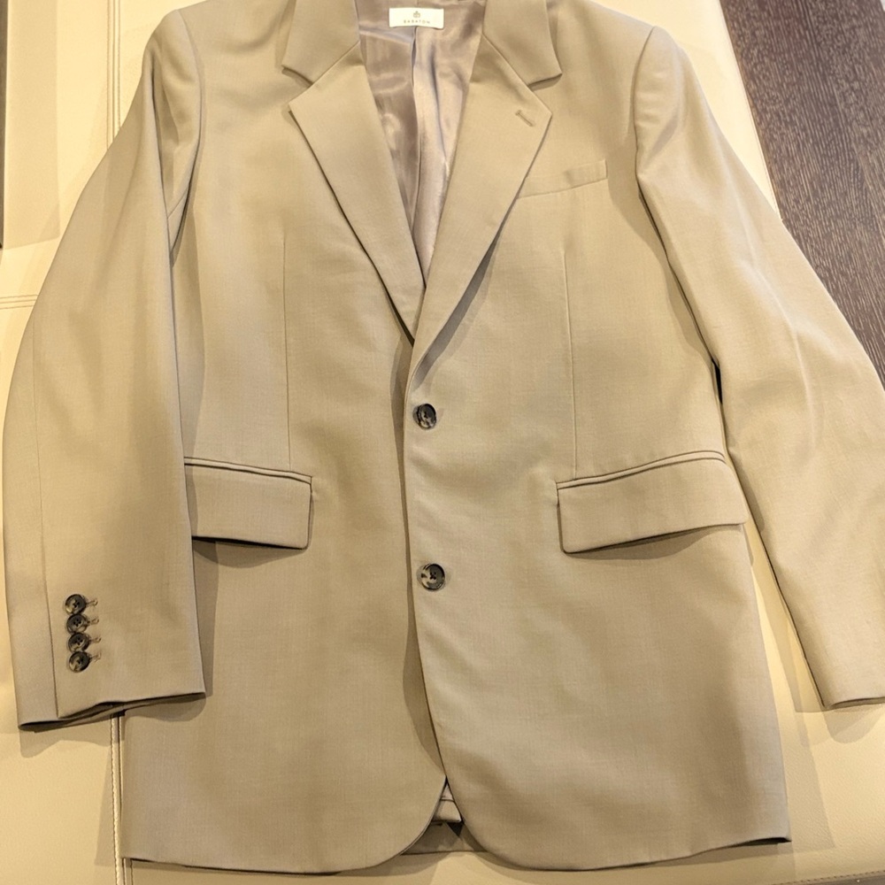 Babaton Wool Beige Blazer - image 1
